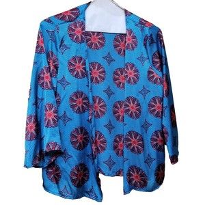 Jonathan Martin Boho Hippie Open Front Top Size Large Silky